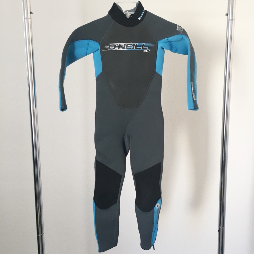 O’Neill Boys Wet Suit Blue and Black Swim Surf 4